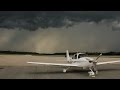 Thunder Storms - Flying to Oshkosh AirVenture 2015 - Fisk arrival - ATC audio