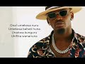 Diamond platnumz-haunisumbui lyrics video by mzukacheche