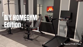 Transforming My Home Gym for Winter ❄️ | New Setup + YESOUL T1M Plus Treadmill Upgrade