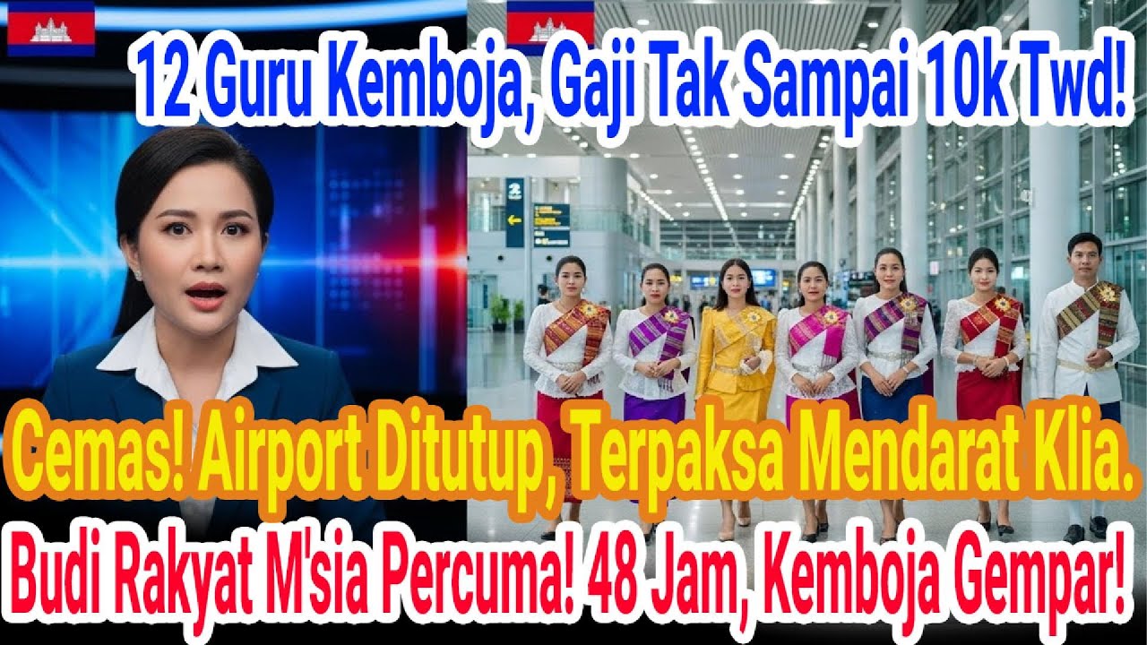 Guru Kemboja (Gaji Rm1500) Mendarat Cemas Di M'sia  Selepas 48 Jam, Kata-katanya Gegarkan Negara!