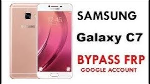 SAMSUNG Galaxy C7 (SM-C7000) FRP/Google Lock Bypass Android 8.1 WITHOUT PC