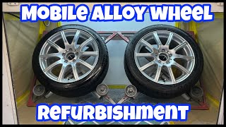 Alloy wheel refurbishment Mercedes slk