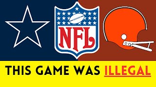 The DUMBEST NFL SCHEDULE EVER | Cowboys @ Browns (1970)