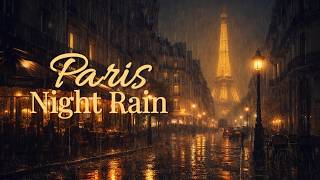 Can’t Sleep Tonight? 🌙 Walking in Paris Rain (10 Hours)