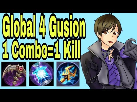 İNANILMAZ GUSİON!! Dünya'nın En İyi 4.Gusion Oyuncusu / Gusion Oynanış Combo&Build (Öğretici)