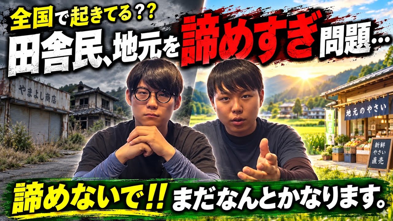 田舎民 The Dark Side of Rural Life] Why locals don't realize how great