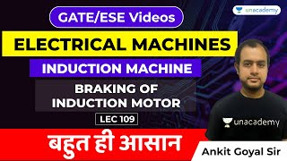Braking of Induction Motor | Electrical Machines | Lec 109 | GATE & ESE (EE, ECE) | Ankit Goyal