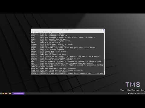 Installing Mysql via Terminal on Linux Mint
