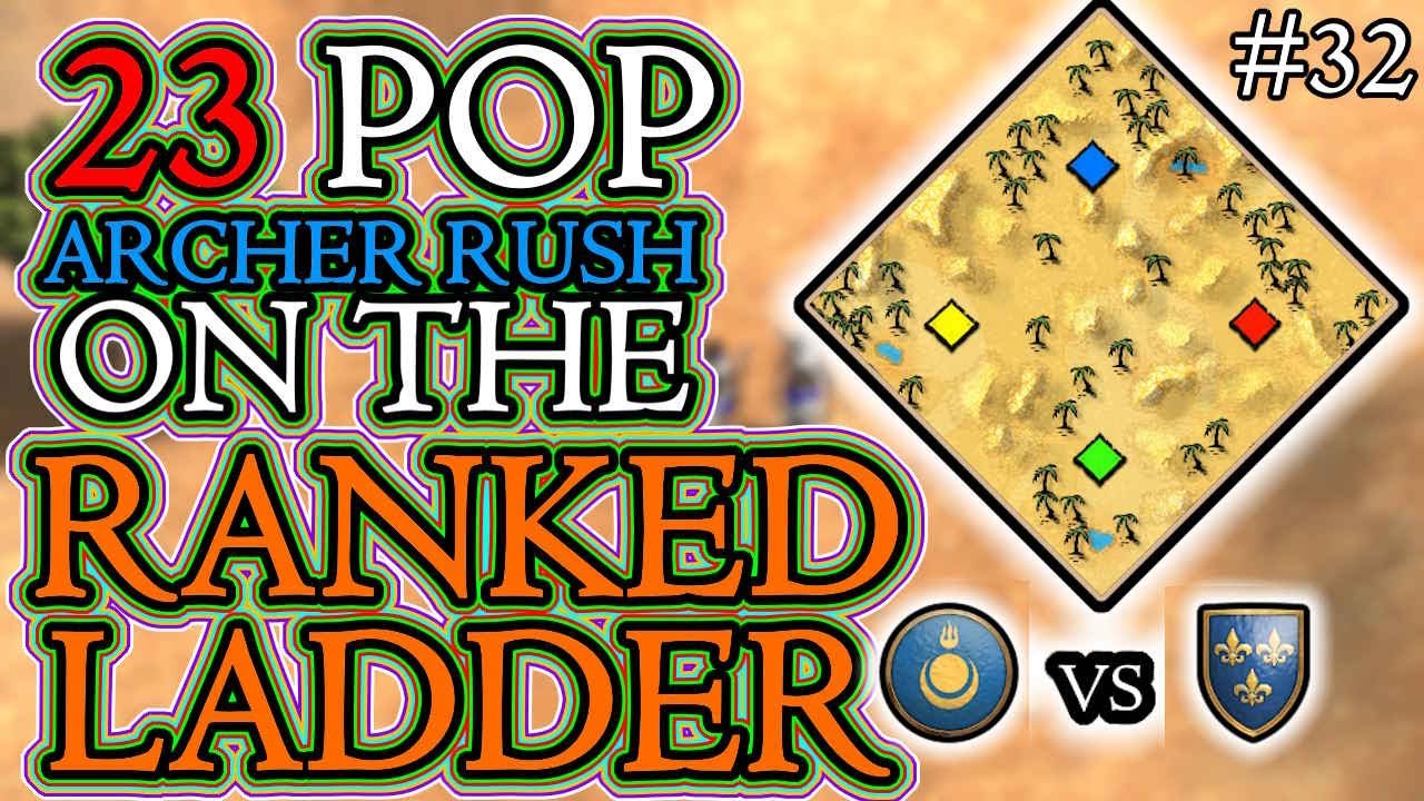 Too slow? Trying 23 pop build order in ranked multiplayer in 2026 | Part 32:  Mongols vs Franks