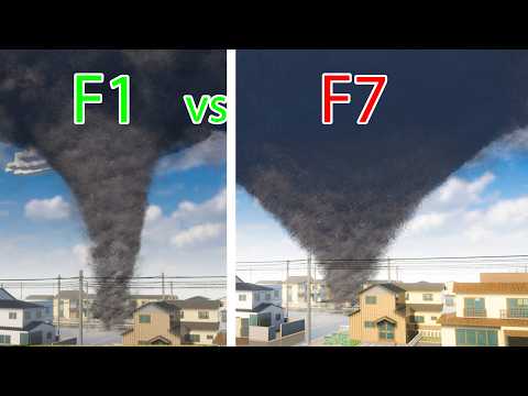 TEARDOWN: F1 vs F7 TORNADO in JAPANESE SUBURB!