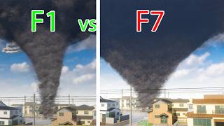 TEARDOWN: F1 vs F7 TORNADO in JAPANESE SUBURB!