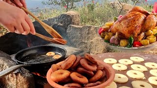 كعيكات العيد دجاج بالبرتقال طبخ القرية اللذيذ village life cooking village daily routine lifestyle