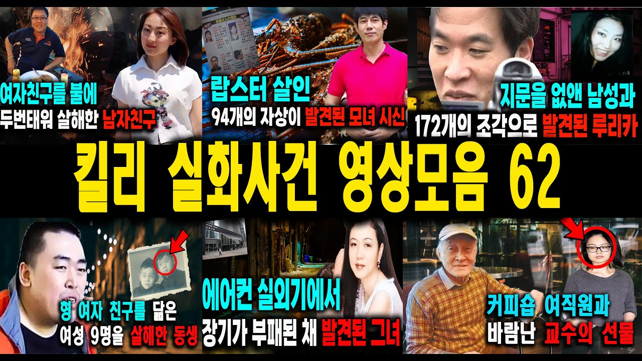 [해외사건] 킬리 영상모음 62 불면증치료  잠잘때 듣는 이야기