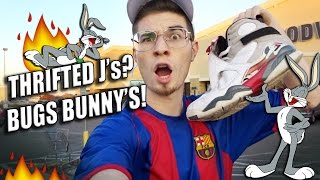 Trip to the Thrift #102 Jordan 8 Bugs Bunny's Found! Major sneaker and soccer pickups!