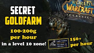 50-100g per hour in a level 10 zone - Classic WoW Secret Goldfarm screenshot 5