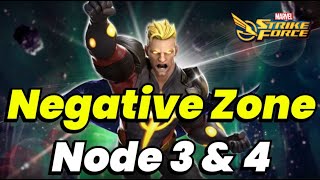 NEGATIVE ZONE: NODE 3 & 4 GUIDE | VIGILANTE TEAM | CHAPTER 1: HARBINGER 2025 | MARVEL Strike Force