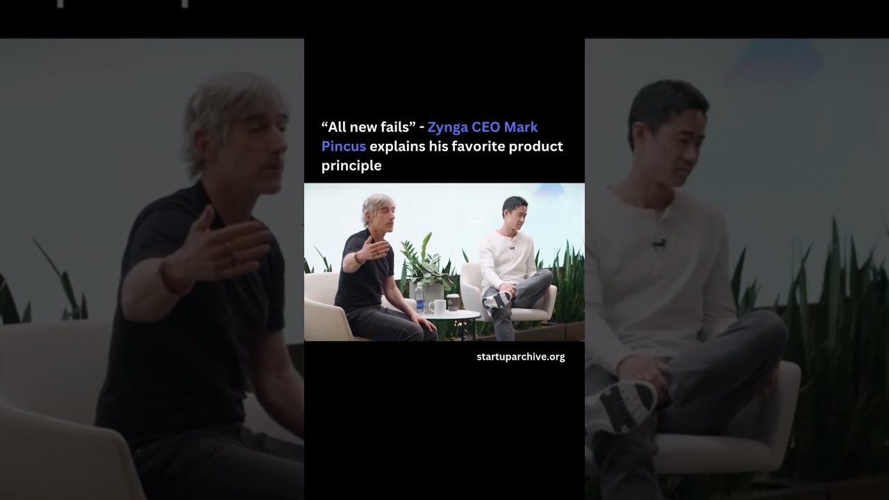 «Все новое терпит неудачу» — генеральный директор Zynga Марк Пинкус объясняет свой любимый принци...