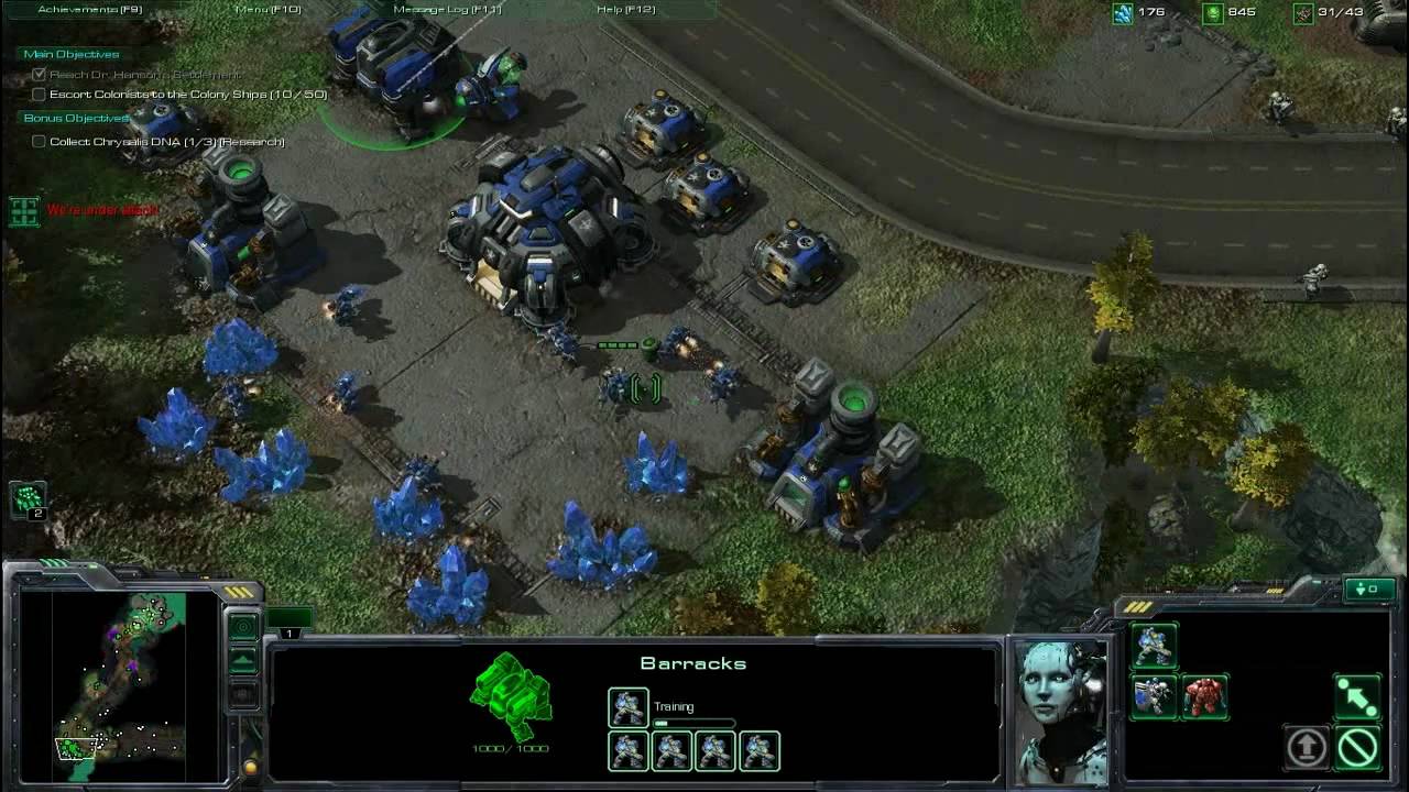 starcraft ii wings of liberty gameplay pc