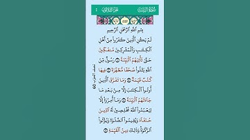 القرآن الكريم سورة البينة سعد الغامدي #القرآن الكريم #إطمئن 1