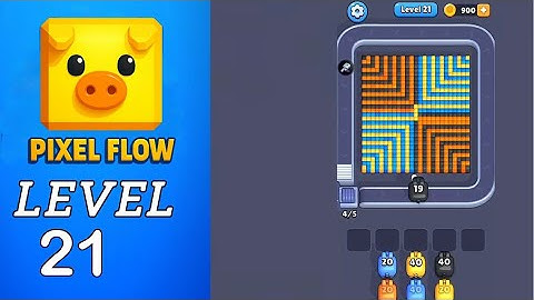 Pixel Flow Level 21 Walkthrough