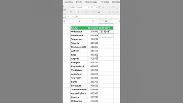 Comment créer des code-barres sur Excel? #excelfrancais #astuceexcel #apprendreexcel #raccourci