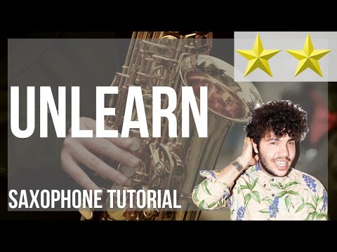 How to play Unlearn by Benny Blanco ft Gracie Abrams on Alto Sax (Tutorial)