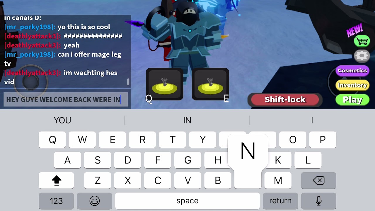 I met *vblox tv* in game