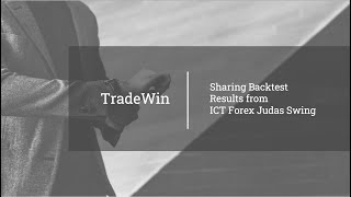 ICT Forex Judas Swing Backtest Review : You Can't Be Profitable Without Accurate HTF Biais !