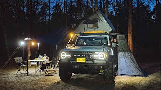 Peaceful Camping at Turkey Swamp with New ikamper mini 3.0 [Bronco Overland Setup, Relaxing, ASMR] by Ohs Road Trip 34,984 views 1 year ago 19 minutes