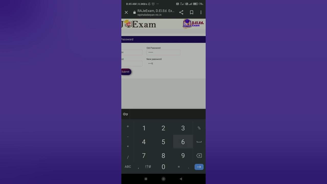 how-to-reset-username-and-password-on-shala-darshan-deled-roll-no