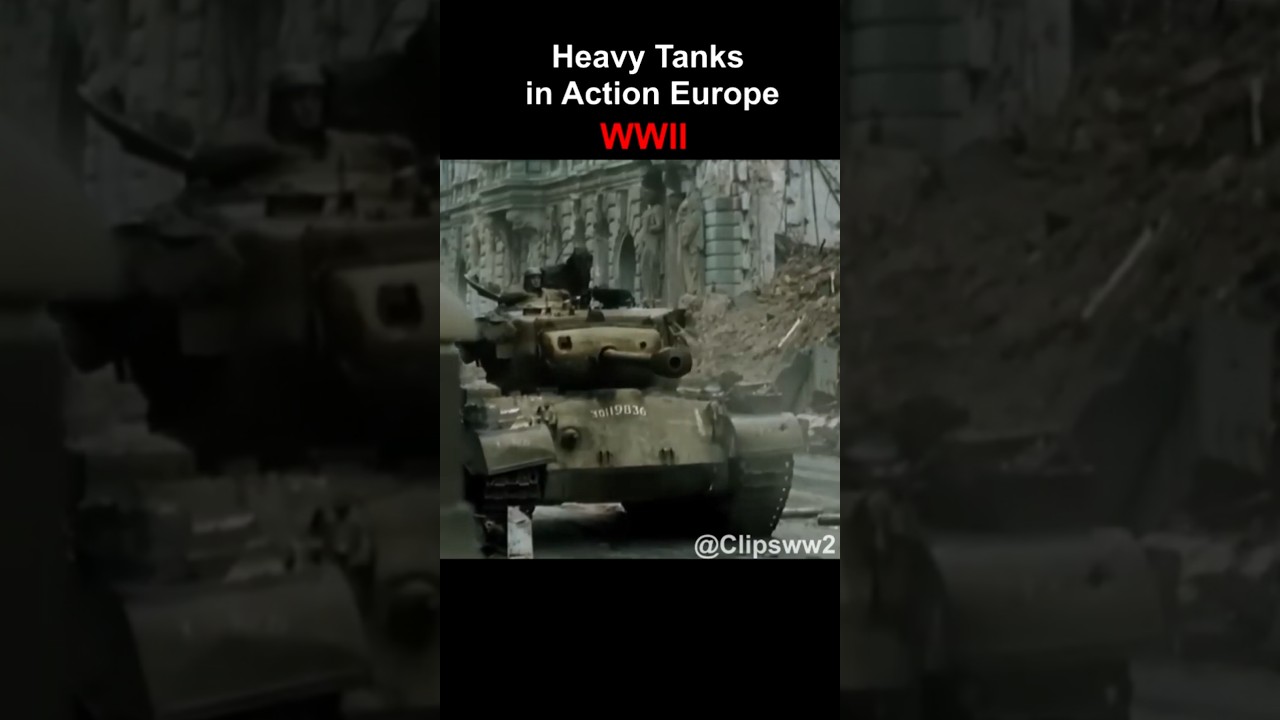 WW2: Heavy Tanks in Combats - No Music, Only Sound  
