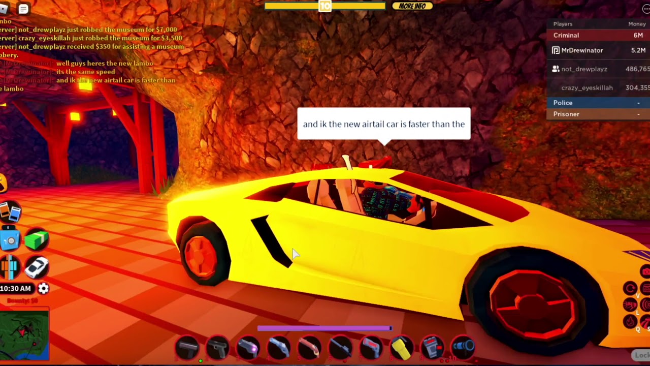 new Jailbreak update!! A new fastest car?? SMOKE GRENADES!