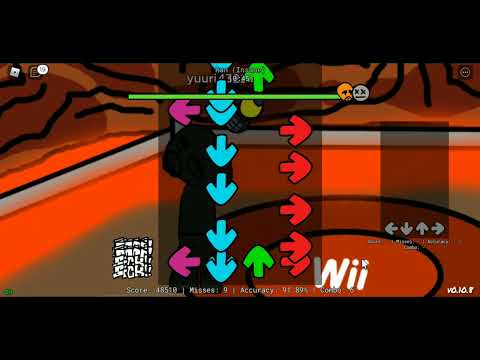 fnf run (best attempt) 291 misses (no double setup) (using keyboard)