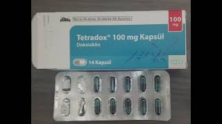 TETRADOX 100 mg Kapsül 14 Kapsül Nedir ve Ne İçin Kullanılır?#sağlık#tedavisinedir #shortvideo#izle