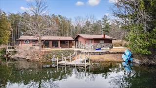 Michigan Home w/ Private Pond + Guest House Potential | Turnkey Retreat 4403 N Raucholz Hemlock, MI