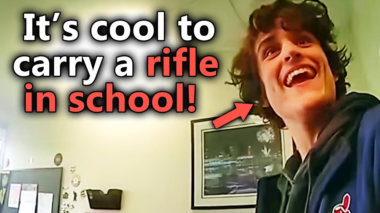 Caught on Camera: Student Brings Loaded Handgun into School!