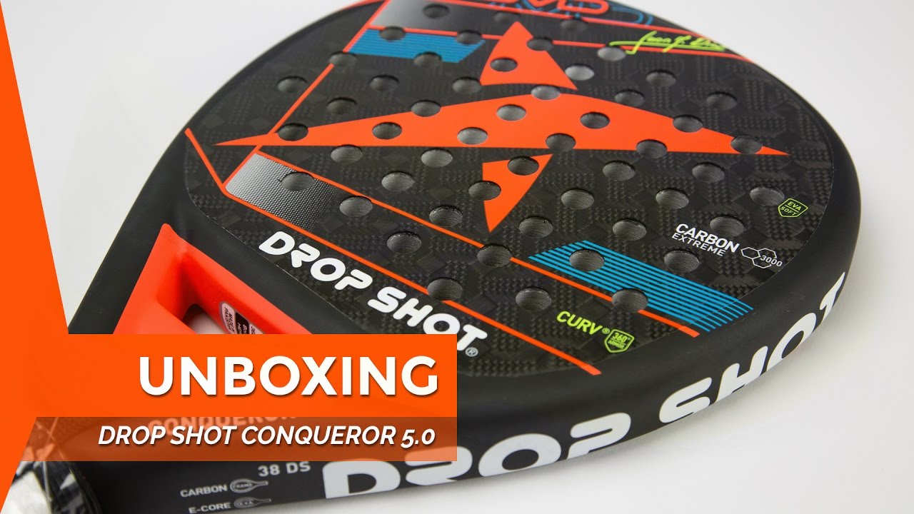 Unboxing pala de Drop Shot Conqueror 5.0 2017 -