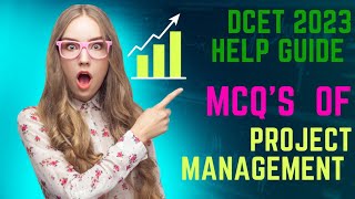 project management mcq's for dcet 2023
