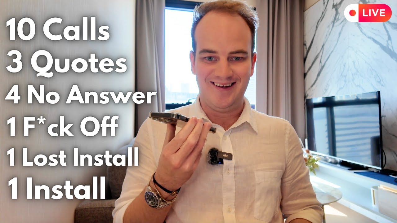 LIVE Appointment Setting: Calling Air Conditioning Leads