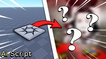 Tôi đã tạo ra GAME KINH DỊ đầu tiên trong Roblox Studio bằng AI!