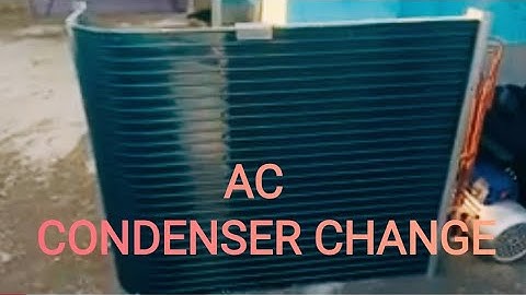 Air Conditioner Condenser change | Ac  ka Condenser change कैसे करता | Technical Hulchal