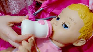 Говорящая кукла Настя Хочет Кушать и Яна КАК Мама И Видео для девочек