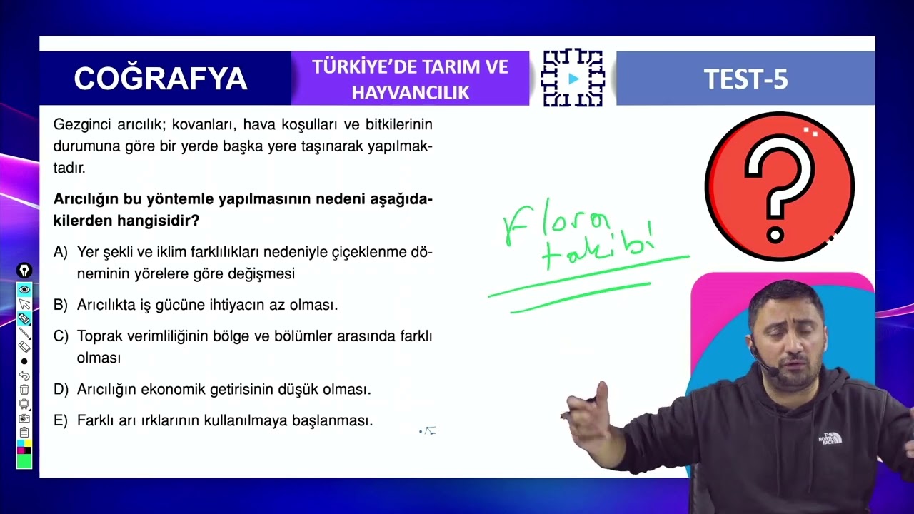 Türkiye'de Tarım ve Hayvancılık Test 5 Soru 3