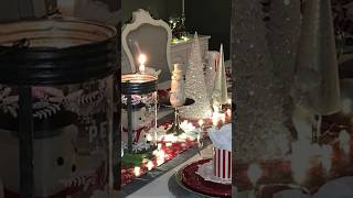 Christmas Table🎄🥰 #christmas #christmasdecorations #sparklyone #love #tablescape #home #howto #diy