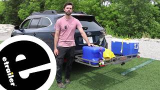 etrailer | 2024 Subaru Outback Wagon - Benton MoveHitch 60x24 Cargo Carrier Test Fit