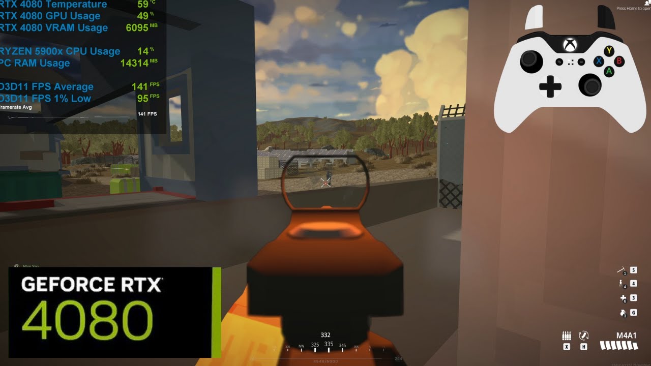 Battlebit Remastered: Conquest Benchmark Controller Gameplay - 8K Ultra Settings - RTX 4080