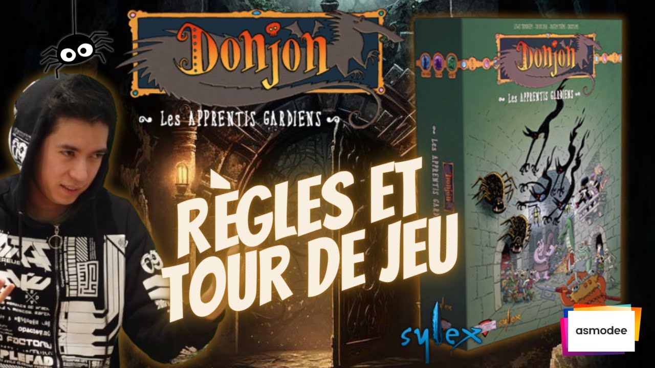 Donjon, les apprentis gardiens - Règles et Tours de Jeu - YouTube