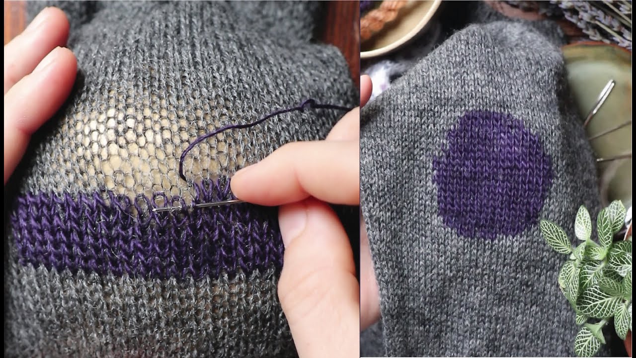Mend and Repair Clothes Using Embroidery