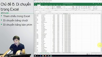 Ôn thi MOS Excel 2016: 0.2. Di chuyển trong Excel