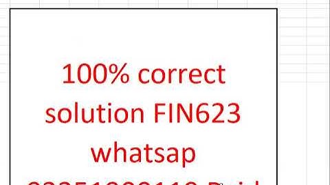 FIN623 SOLVED ASSINGMENT 2 FALL 2021 VU || VU FIN623 ASSIGNMENT 2 FALL 2021 SOLUTION  || FIN623 VU